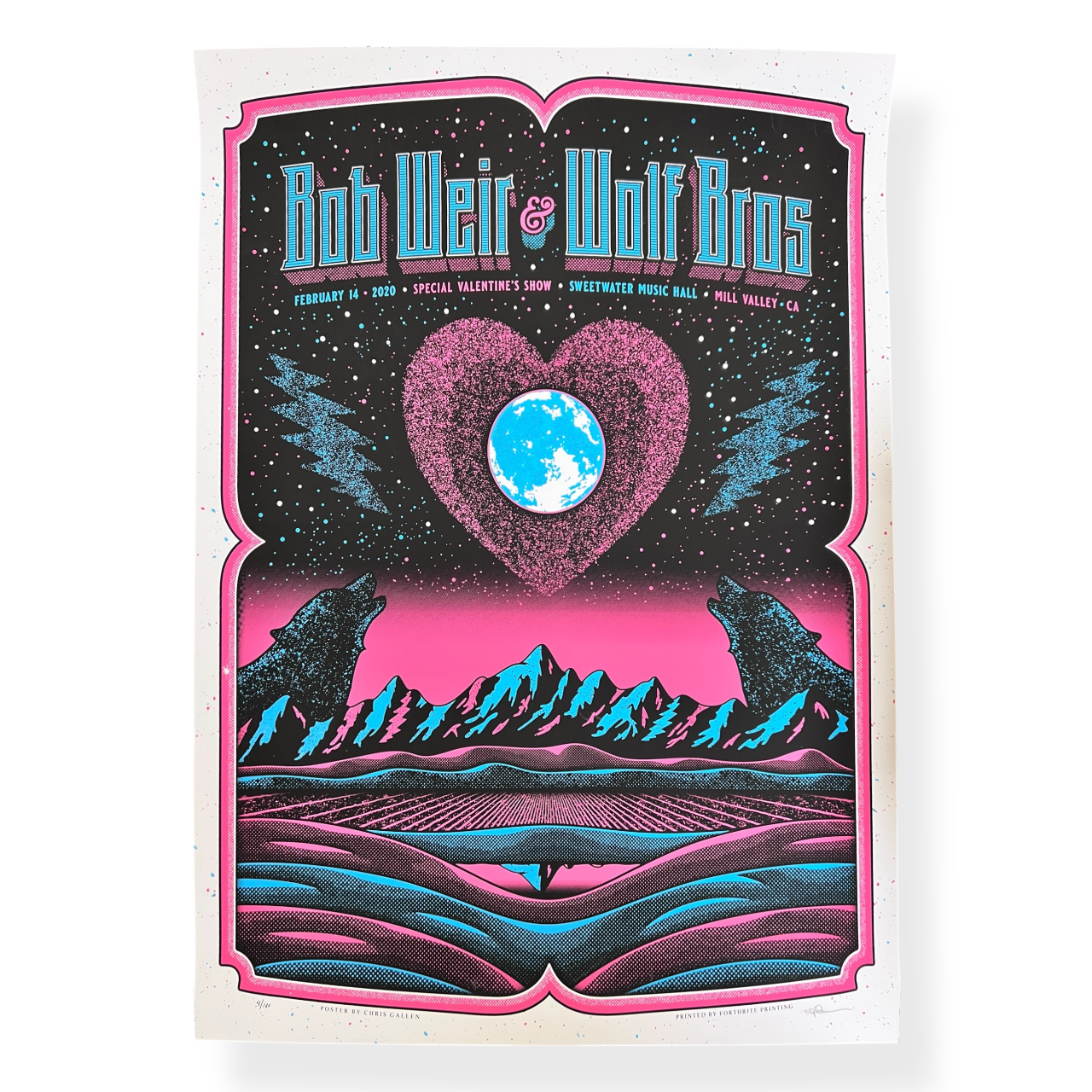 Bob Weir & Wolf Bros. Poster - February 14, 2020 at Sweetwater